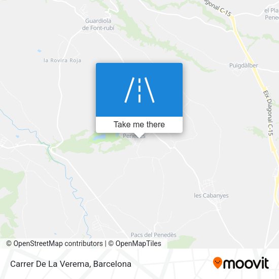 Carrer De La Verema map