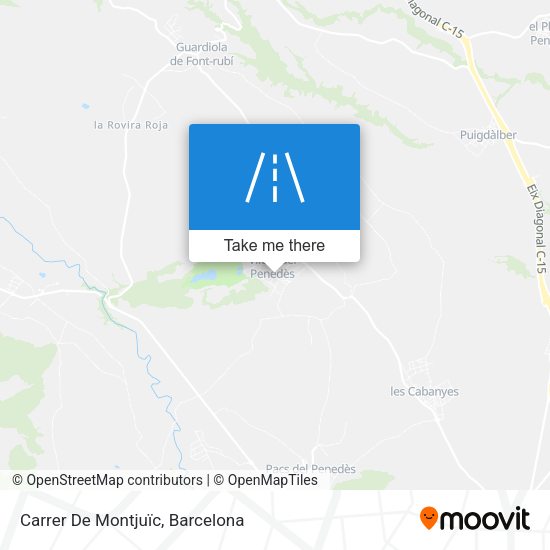 Carrer De Montjuïc map