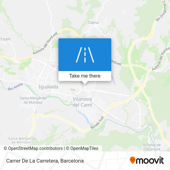 Carrer De La Carretera map