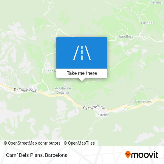 Camí Dels Plans map