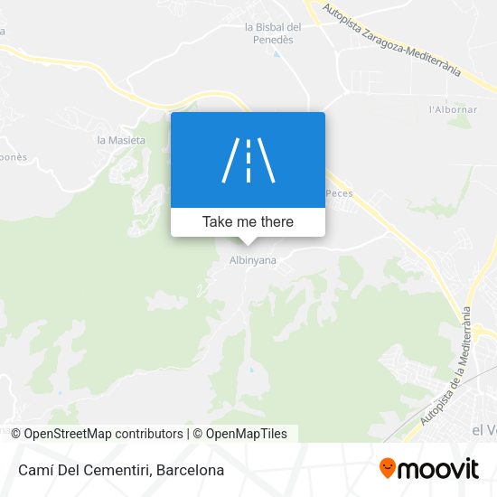 Camí Del Cementiri map