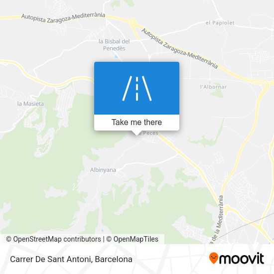 Carrer De Sant Antoni map