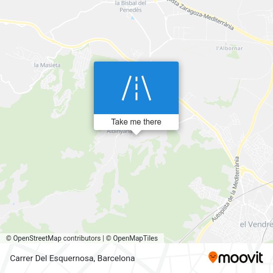 Carrer Del Esquernosa map