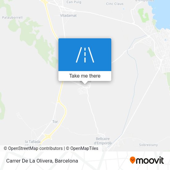 Carrer De La Olivera map