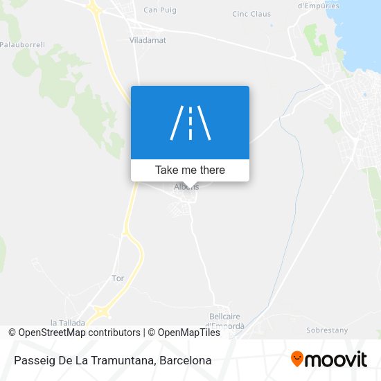 Passeig De La Tramuntana map