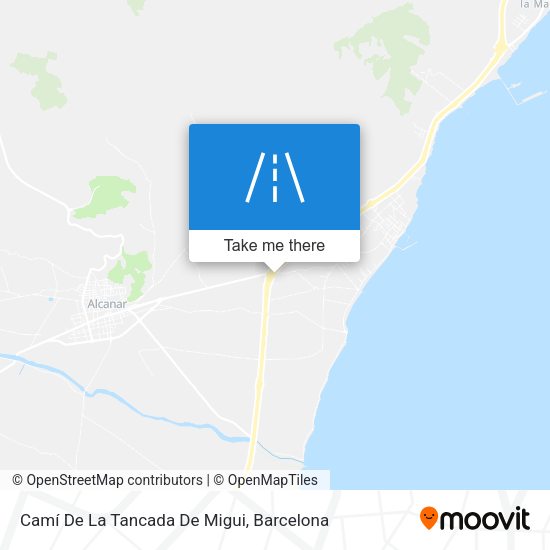 Camí De La Tancada De Migui map