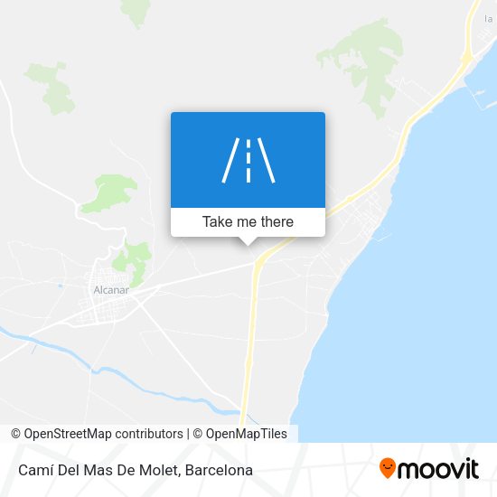 Camí Del Mas De Molet map