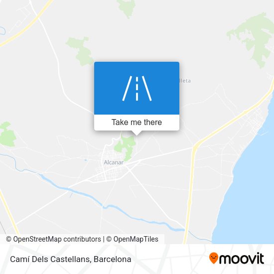 Camí Dels Castellans map