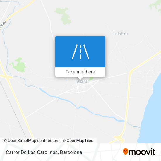 Carrer De Les Carolines map