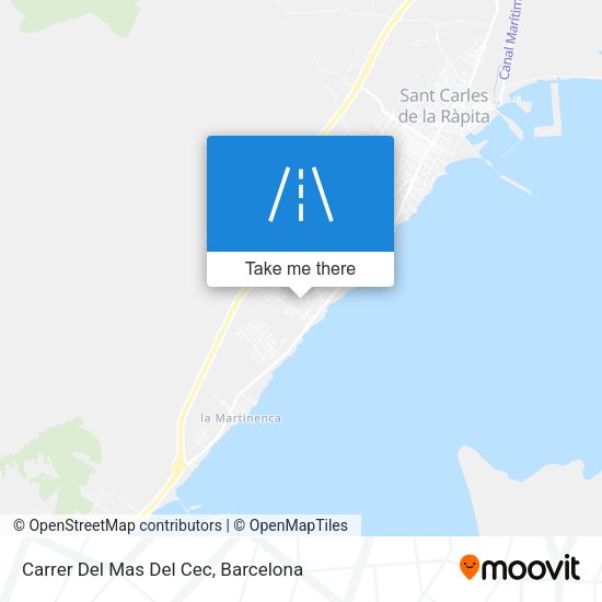 Carrer Del Mas Del Cec map