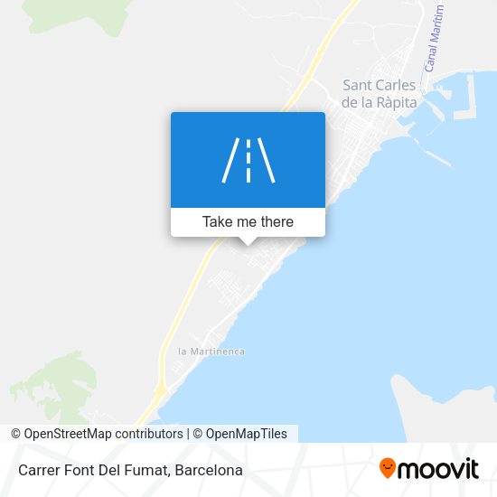 Carrer Font Del Fumat map
