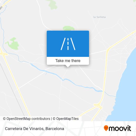 Carretera De Vinaròs map
