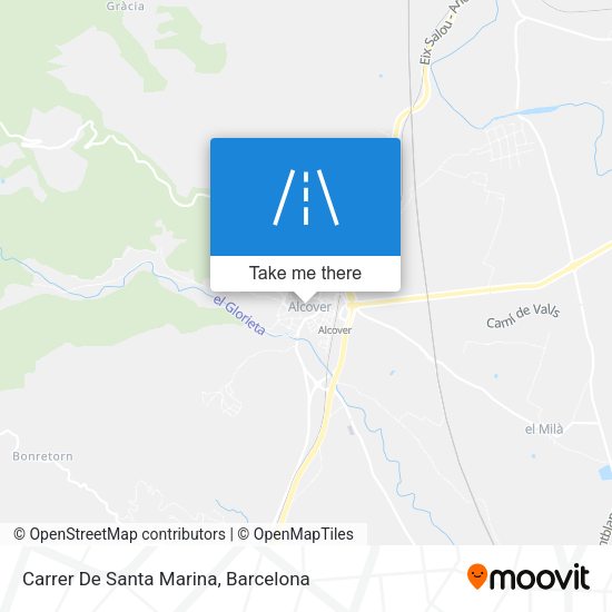 Carrer De Santa Marina map
