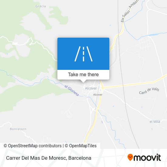 Carrer Del Mas De Moresc map