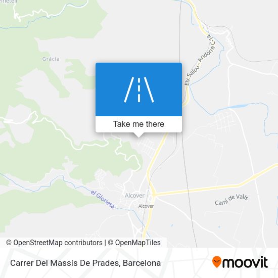 Carrer Del Massís De Prades map