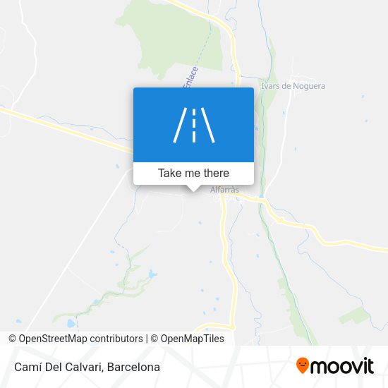 Camí Del Calvari map
