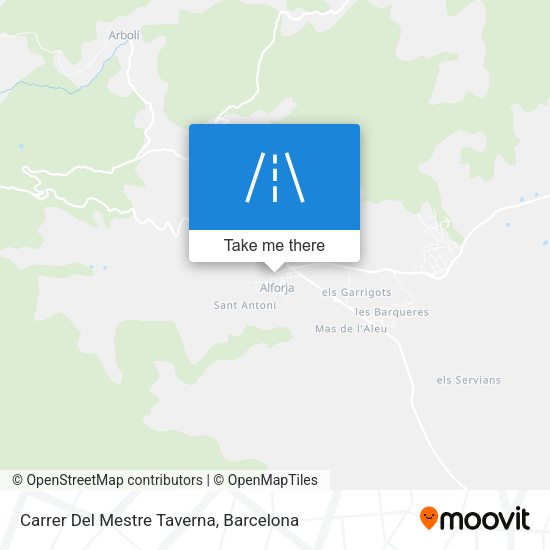 Carrer Del Mestre Taverna map