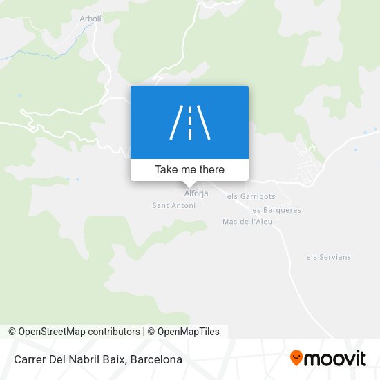 Carrer Del Nabril Baix map