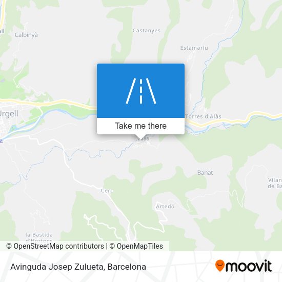 Avinguda Josep Zulueta map