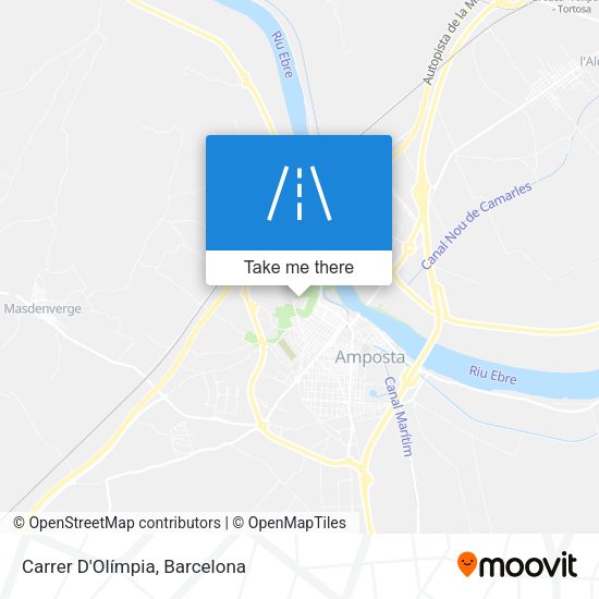 Carrer D'Olímpia map