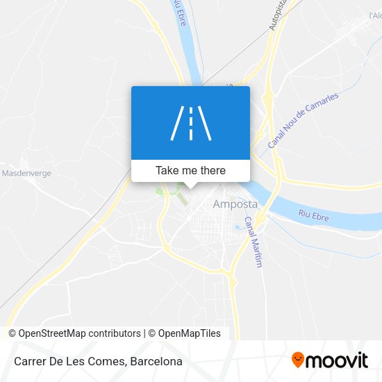 Carrer De Les Comes map