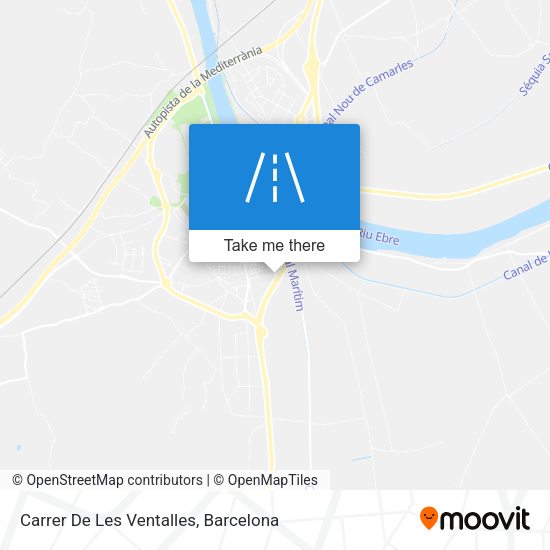 Carrer De Les Ventalles map
