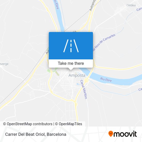 Carrer Del Beat Oriol map