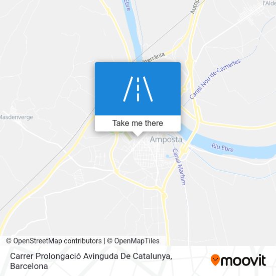 Carrer Prolongació Avinguda De Catalunya map