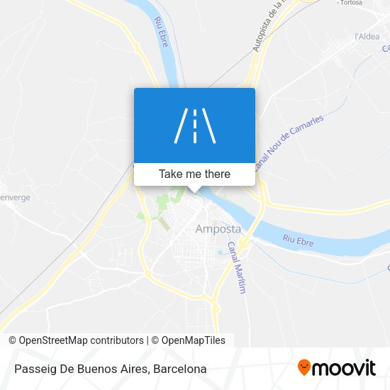 Passeig De Buenos Aires map