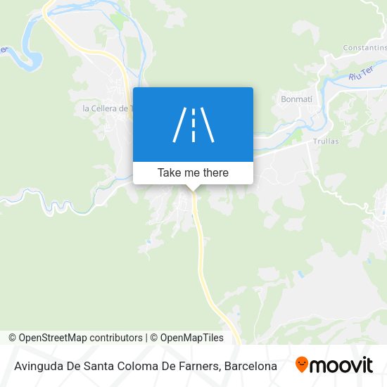 Avinguda De Santa Coloma De Farners map