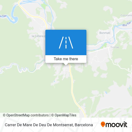 Carrer De Mare De Deu De Montserrat map