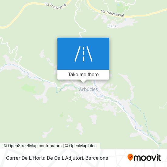 Carrer De L'Horta De Ca L'Adjutori map