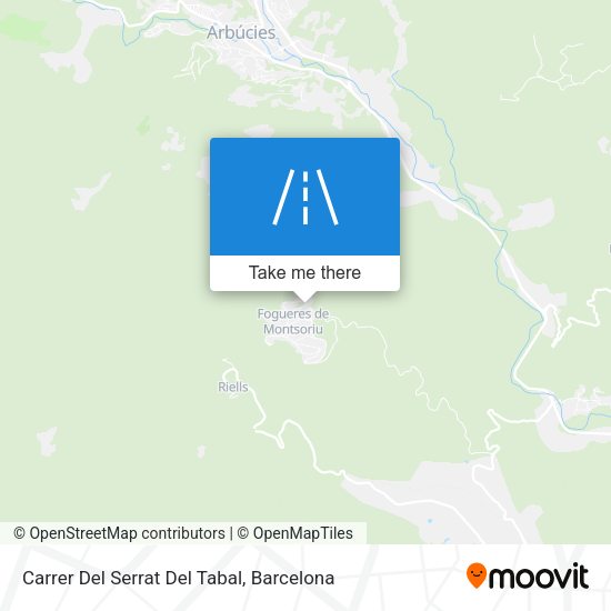 Carrer Del Serrat Del Tabal map