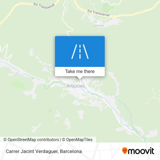 Carrer Jacint Verdaguer map
