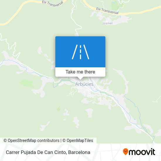 Carrer Pujada De Can Cinto map