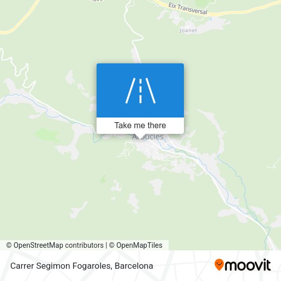 Carrer Segimon Fogaroles map
