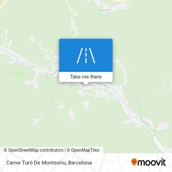 Carrer Turó De Montsoriu map
