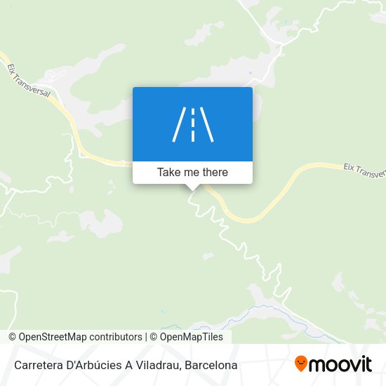 Carretera D'Arbúcies A Viladrau map