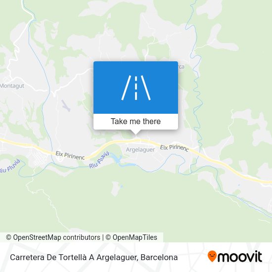 Carretera De Tortellà A Argelaguer map