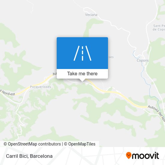 Carril Bici map