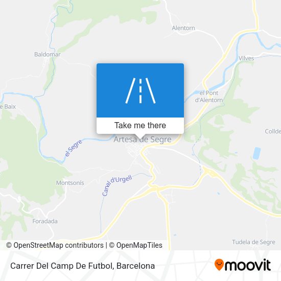 Carrer Del Camp De Futbol map