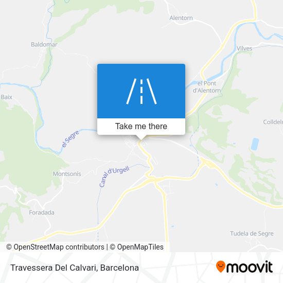 Travessera Del Calvari map