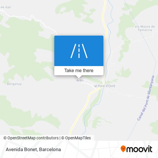 Avenida Bonet map
