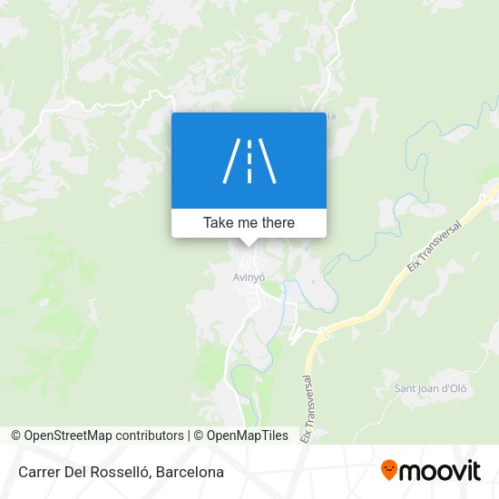 Carrer Del Rosselló map