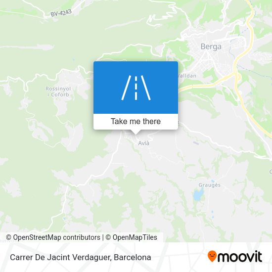 Carrer De Jacint Verdaguer map