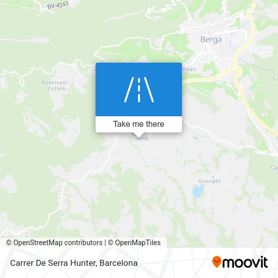 Carrer De Serra Hunter map