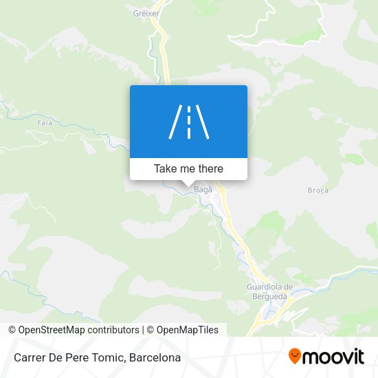 Carrer De Pere Tomic map