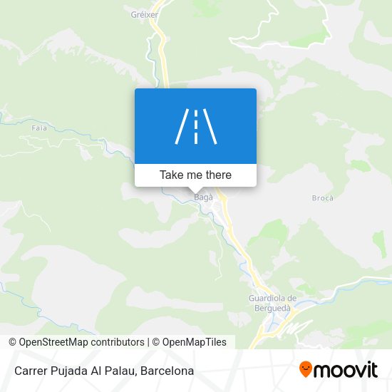 Carrer Pujada Al Palau map