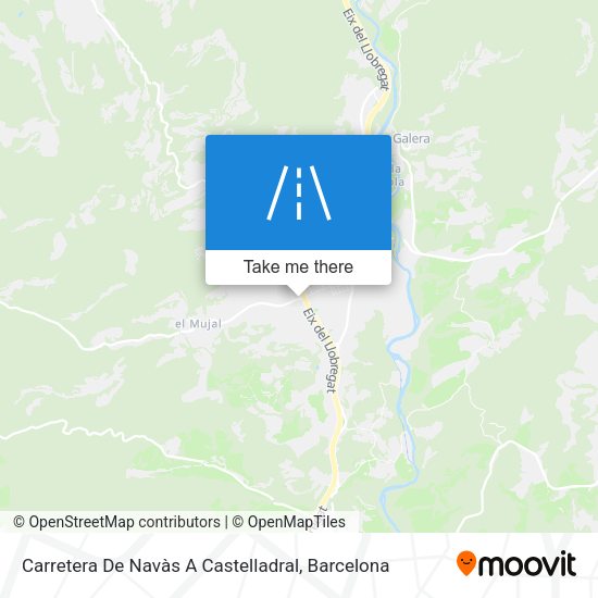 Carretera De Navàs A Castelladral map