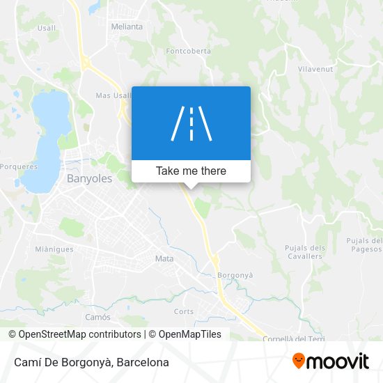 Camí De Borgonyà map